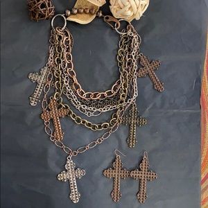 Gypsy Soul necklace and earrings set